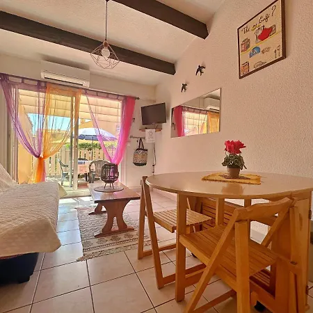 Cap D'agde, Bord De Mer, 50 M De La Roquille, Climatise Et Wifi,